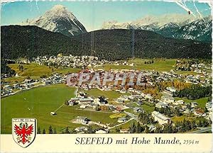 Bild des Verkufers fr Carte Postale Moderne Tirol Hohenlultkurort und wintersportplatz Sfefeld 1180 m mit hohe mude 2594 m zum Verkauf von CPAPHIL