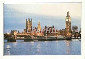 Image du vendeur pour Carte Postale Moderne LOndres Le pont de Westminster le Parlement et Big Ben mis en vente par CPAPHIL
