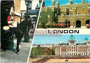 Seller image for Carte Postale Moderne London House Guards St James's Palace Trooping the Colour for sale by CPAPHIL