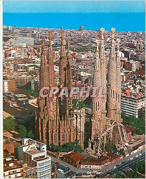 Imagen del vendedor de Carte Postale Moderne Barcelona La Sagrada Familia Arquitecto Gaudi a la venta por CPAPHIL