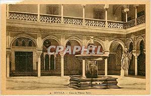 Seller image for Carte Postale Ancienne Sevilla Casa de Pilatos Patio for sale by CPAPHIL