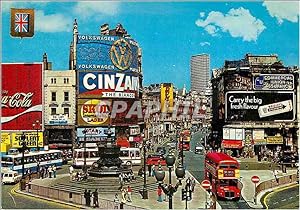 Seller image for Carte Postale Moderne London Piccadilly Circus and Statue of Eros Coca Cola Coca-Cola Skol for sale by CPAPHIL