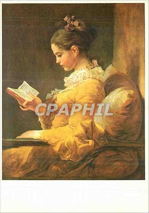 Bild des Verkufers fr Carte Postale Moderne Fragonard Jeune fille Lisant National gallery of Art washington zum Verkauf von CPAPHIL