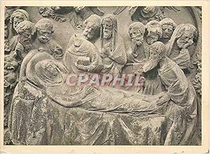 Carte Postale Moderne Chouer (cote nord) detail d'un bas relief mort de la vierge Notre Dame de P...