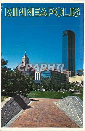 Carte Postale Moderne Minneapolis Skyline a Seen from the Hennepin County Government Center