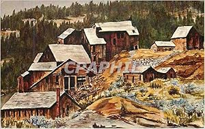 Bild des Verkufers fr Carte Postale Ancienne Montana Ghosts Elkhorn Was a Gold and Silver Mining Town in Montana zum Verkauf von CPAPHIL