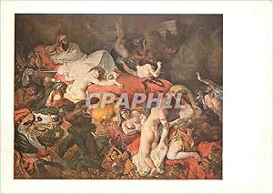 Bild des Verkufers fr Carte Postale Moderne Eugene delacroix (1798 1863) la mort de satdanapale zum Verkauf von CPAPHIL