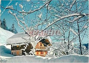 Image du vendeur pour Carte Postale Moderne Neige et soleil le chalet sous la neige mis en vente par CPAPHIL