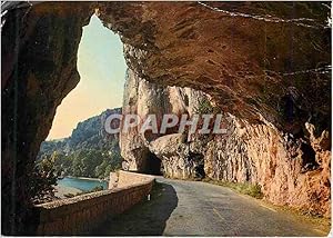 Bild des Verkufers fr Carte Postale Moderne Les Gorges de l'Ardeche Tunnel sur la Route du Pont d'Arc zum Verkauf von CPAPHIL