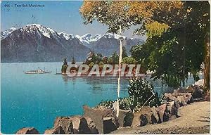 Carte Postale Ancienne Territet montreux