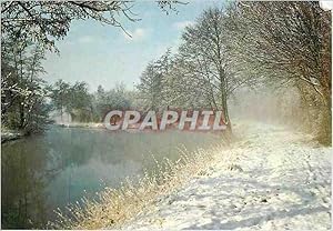 Seller image for Carte Postale Moderne Oeuvre des Pupilles de l'cole Publique de la Manche Neige en Cotentin for sale by CPAPHIL