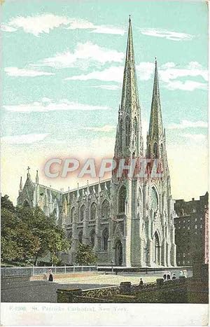 Bild des Verkufers fr Carte Postale Ancienne St Patrick Cathedral New York zum Verkauf von CPAPHIL