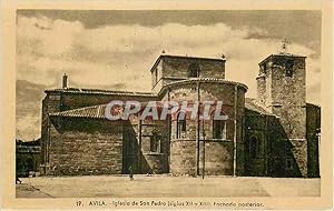 Seller image for Carte Postale Moderne Avila Iglesia de San Pedro (Siglos XII XIII) Fachada Posterior for sale by CPAPHIL