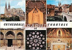 Carte Postale Moderne Cathédrale de chartres