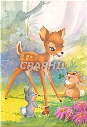 Carte Postale Moderne Bambi Disney