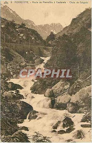 Bild des Verkufers fr Carte Postale Ancienne Pierrefitte Route de la Pierrefitte a Cauterets Chute de Calypso zum Verkauf von CPAPHIL