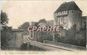Seller image for Carte Postale Ancienne Caen Le Chteau Poste de Secours for sale by CPAPHIL