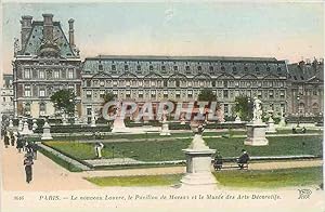 Image du vendeur pour Carte Postale Ancienne Paris Le nouveau Louvre le Pavillon de Marsan et la Muse des Arts Decoratifs mis en vente par CPAPHIL