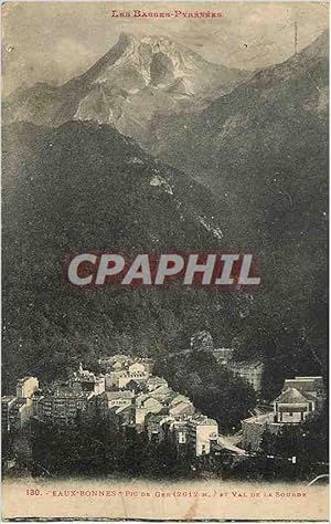 Image du vendeur pour Carte Postale Ancienne Eaux Bonnes Pic de Ger et Val de la Souade mis en vente par CPAPHIL