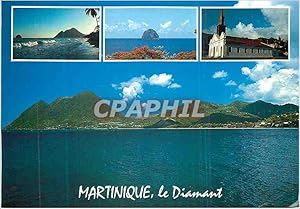Carte Postale Moderne Martinique le diamants la baie du dimant