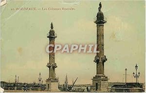 Bild des Verkufers fr Carte Postale Ancienne Bordeaux Les Colonnes Rostrales zum Verkauf von CPAPHIL