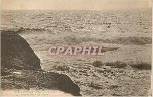 Bild des Verkufers fr Carte Postale Ancienne La Grande Cote Grosse Mer Contre jour zum Verkauf von CPAPHIL