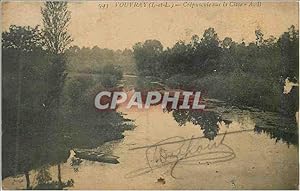 Carte Postale Ancienne Vouvray L et L Crepuscule sur la Cisse