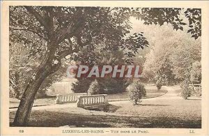 Carte Postale Ancienne Luxeuil les Bains vue dans le Parc