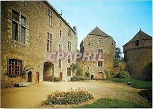 Carte Postale Moderne Lassay (Mayenne) Cour intérieure du Château