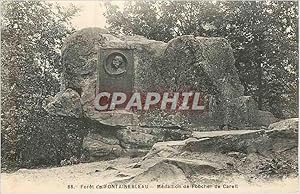 Seller image for Carte Postale Ancienne fort de fontainebleau medaillon de foucher de carell for sale by CPAPHIL