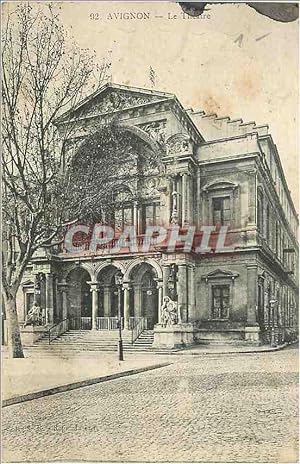 Bild des Verkufers fr Carte Postale Ancienne Avignon Le Thtre zum Verkauf von CPAPHIL