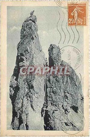 Bild des Verkufers fr Carte Postale Ancienne Escalade d une Aiguille zum Verkauf von CPAPHIL