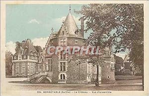 Seller image for Carte Postale Ancienne Bonnetable (Sarthe) Le Château vue d'Ensemble for sale by CPAPHIL