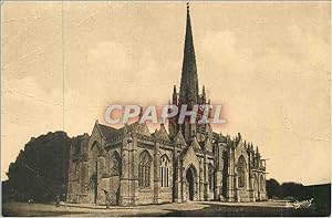 Carte Postale Ancienne La Normandie Pittoresque Carentan (Manche) Eglise N D
