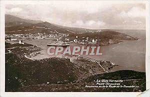 Seller image for Carte Postale Ancienne La cote vermeille port vendres panorama vu de la route de la corniche for sale by CPAPHIL