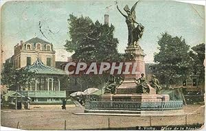 Carte Postale Ancienne Vichy place de la republique