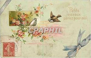 Image du vendeur pour Carte Postale Ancienne Petits oiseaux parlez pour moi mis en vente par CPAPHIL