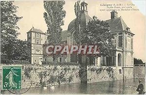 Carte Postale Ancienne Lesigny (S et M) Le Château Façade Ouest XVe Siecle ayant appartenu au Mar...