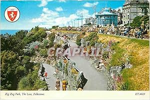 Imagen del vendedor de Carte Postale Moderne Zig Zag Path the Leas Folkestone a la venta por CPAPHIL