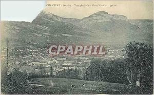 Bild des Verkufers fr Carte Postale Ancienne Chambery (savoie) vue gnrale mnt nivolet 1546 m zum Verkauf von CPAPHIL