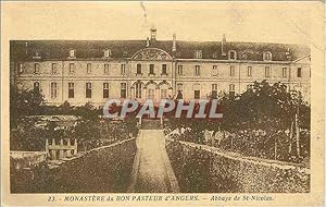 Bild des Verkufers fr Carte Postale Ancienne Monastere du Bon Pasteur d Angers Abbaye de St Nicolas zum Verkauf von CPAPHIL