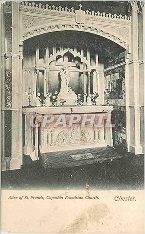 Carte Postale Ancienne Chester Altar of St Francis Capuchin Franciscan Church