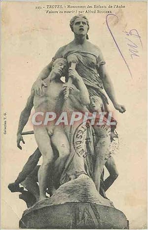 Image du vendeur pour Carte Postale Ancienne Troyes Monument des Enfants de l'Aube mis en vente par CPAPHIL