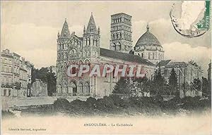 Carte Postale Ancienne Angouleme la cathédrale