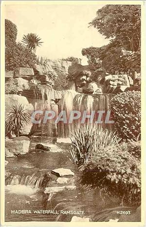 Carte Postale Ancienne Medeira Waterfall Ramsgate