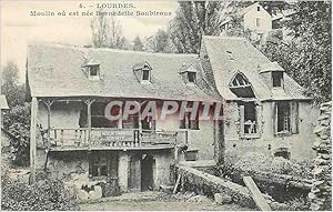 Carte Postale Ancienne Lourdes Moulin ou est nee Bernadette Soubirous