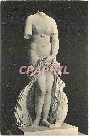 Carte Postale Ancienne Siracusa Museo Archeologico Venere Anadiomene Statua in Marmo