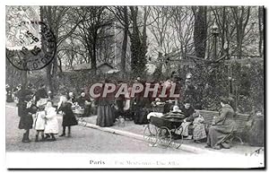 Image du vendeur pour Paris 14 Reproduction Parc Montsouris - Une Alle Carte Postale Ancienne mis en vente par CPAPHIL