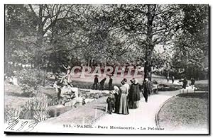 Image du vendeur pour Paris 14 Reproduction Parc Montsouris - La Pelouse Carte Postale Ancienne mis en vente par CPAPHIL