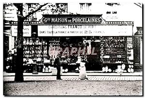 Image du vendeur pour Paris 14 Reproduction Maison des Porcelaines - a partir de 25 Francs Carte Postale Ancienne mis en vente par CPAPHIL